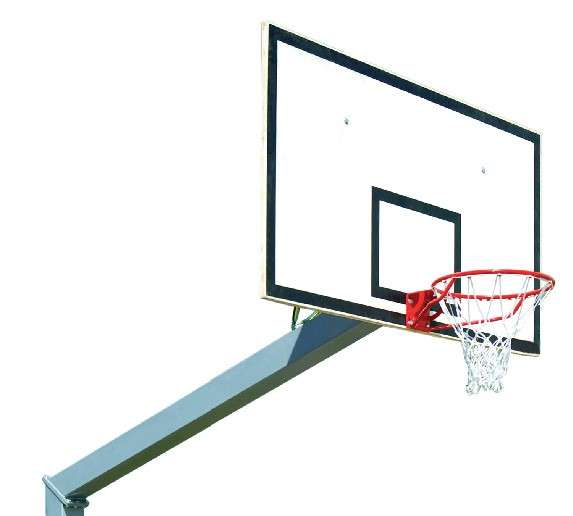 photo  Basketbalring binnen 